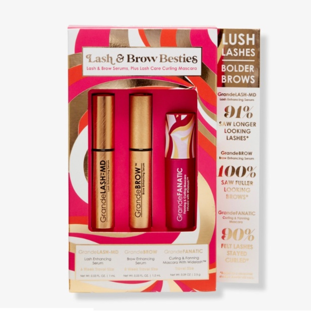 Grande Cosmetics Lash, Brow and Growth Serum AND Mascara Set— NEW!